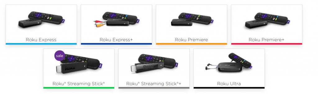 Roku Lineup