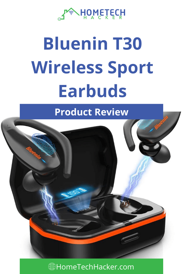 Bluenin T30 Wireless Sport Earbuds Pin
