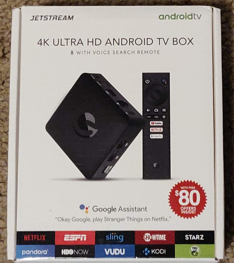 Jetstream 4K HD Android TV (Google TV)Box