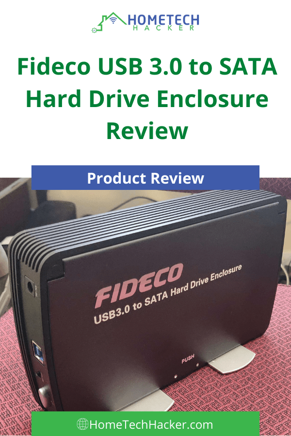 Fideco USB 3.0 to SATA Hard drive Enclosure