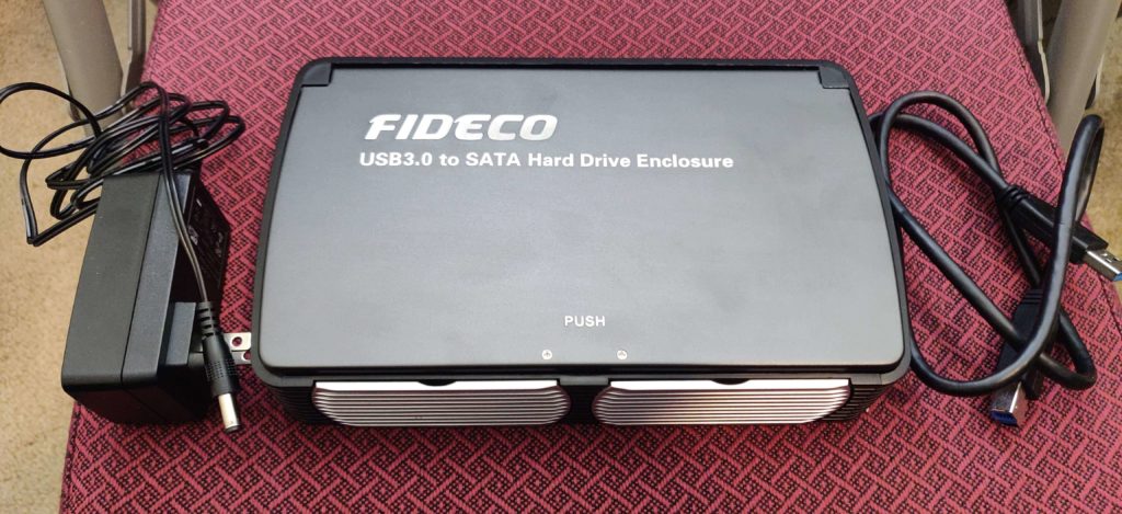 Fideco USB 3.0 to SATA Hard Drive Enclosure