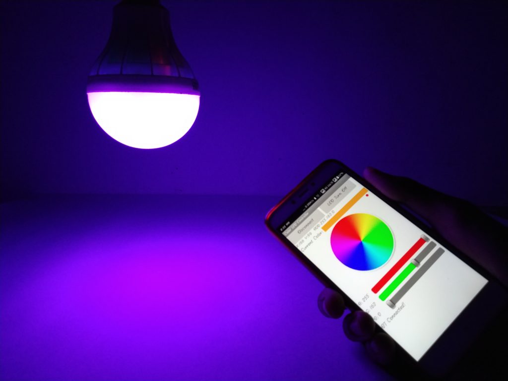 smart home gadget - smart bulb