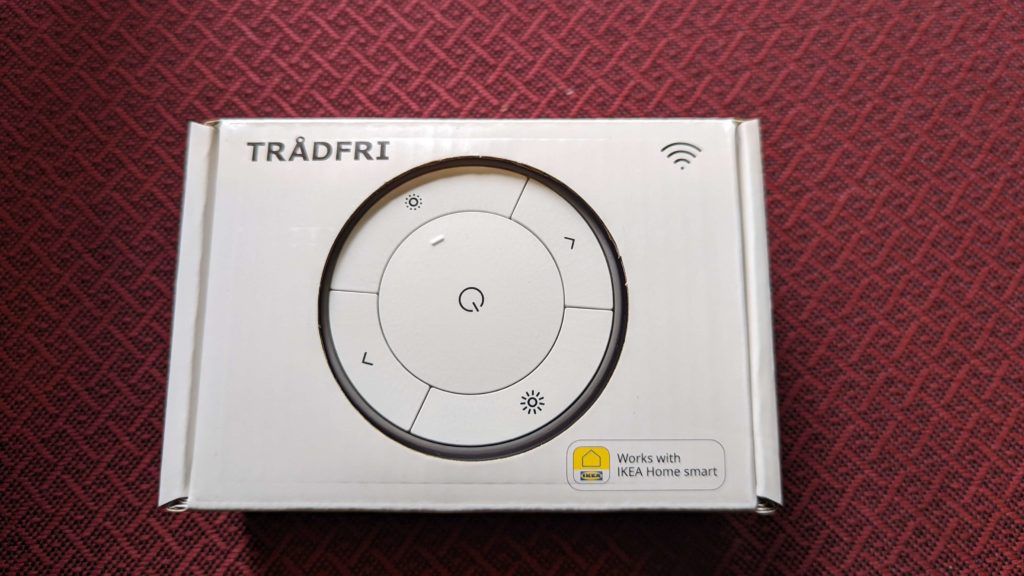 Trådfri remote control in the box