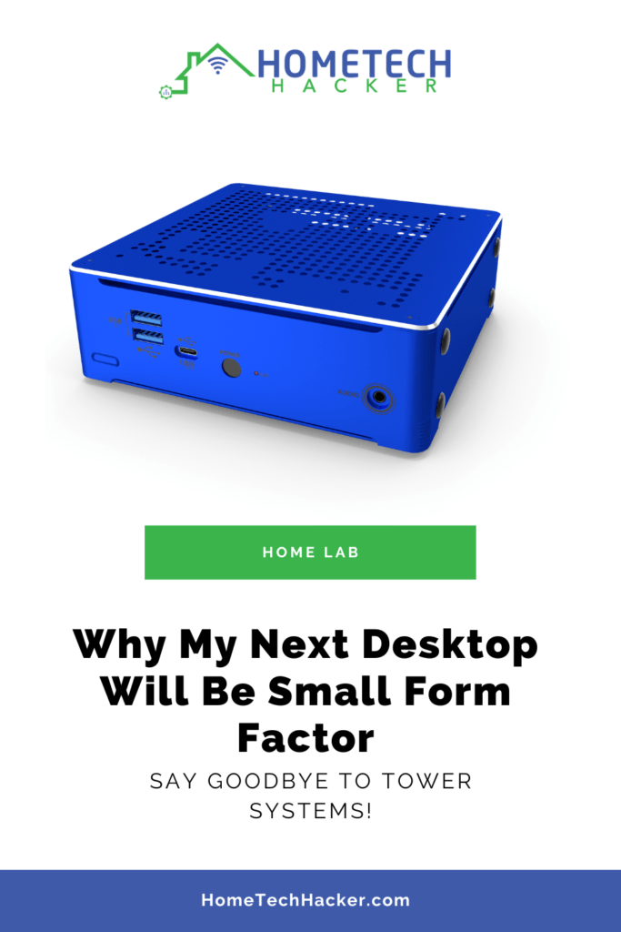 Small Form Factor PC blue pinterest pin