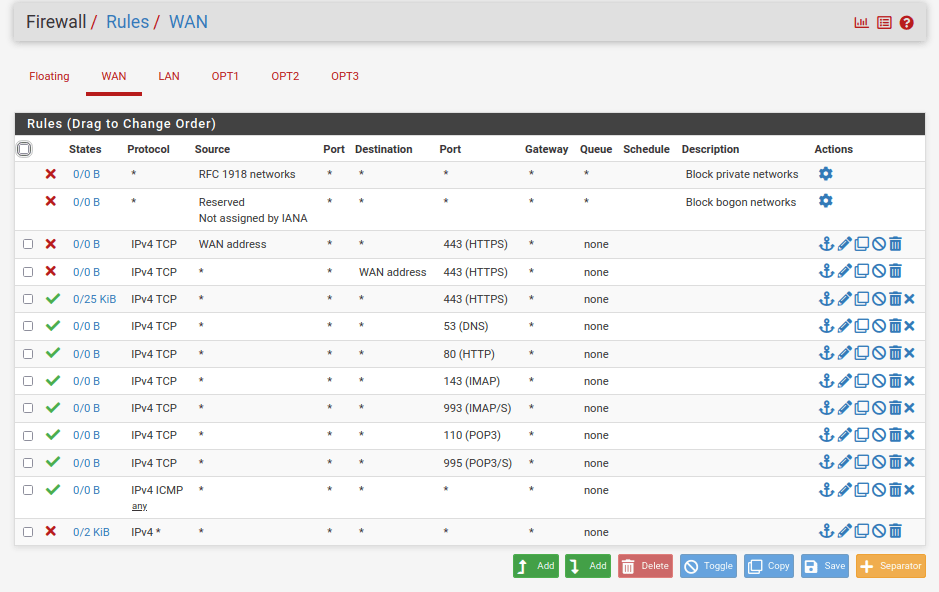 additional firewall rules on pfSense for HTTPS/HTTP and other traffic