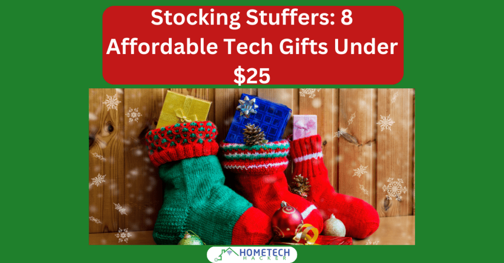 Stockings stuffers: stockings with gifts in them