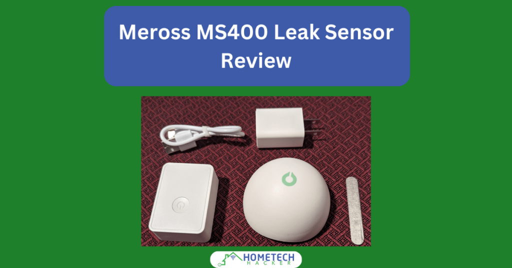 Feature image for Meross MS400 leak sensor (package contents)