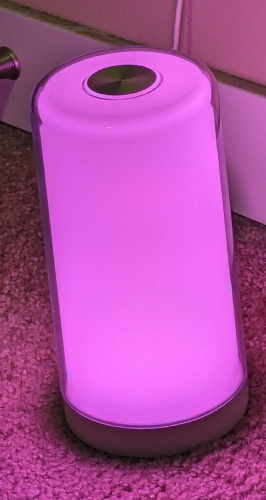 Meross Ambien light in violet color