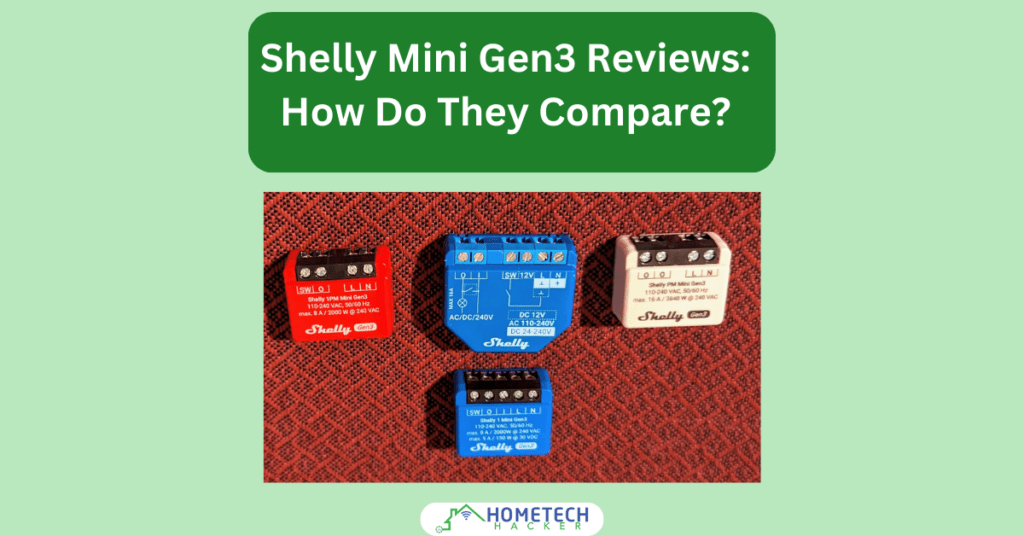 Shelly mini Gen3 devices with Shelly 1 Plus