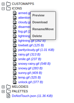 Ulanzi Awtrix TC001 File Manager