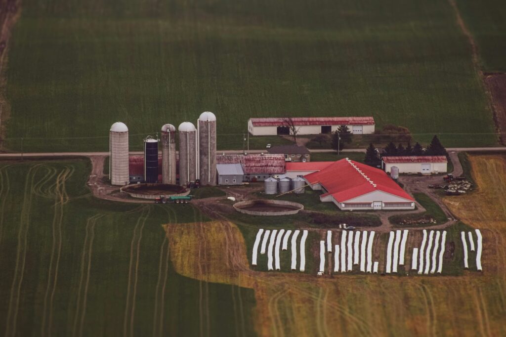 farm on large fields