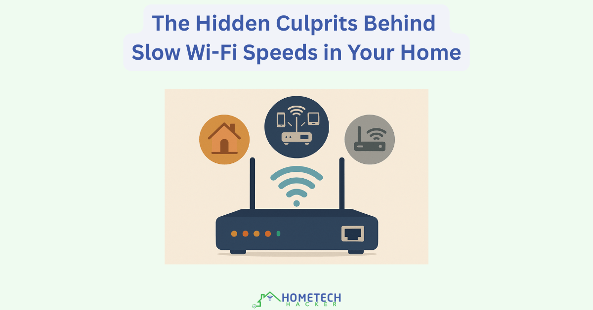 Wi-Fi router image with a small imag eof a home and the title of tha article