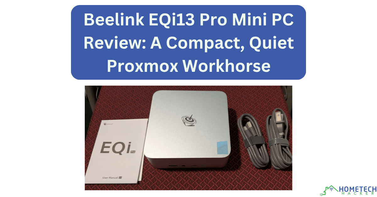 Beelink EQi13 Pro Mini PC package contents